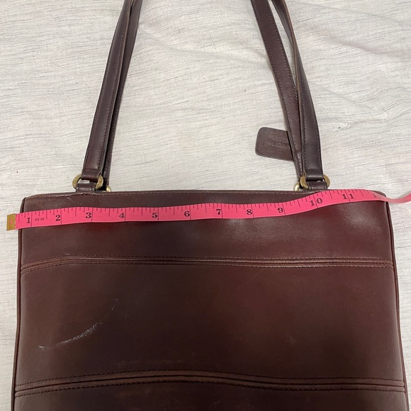 VINTAGE COACH TRIBECA SHOULDER BAG IN MAHOGANY - Picture 6 of 16
